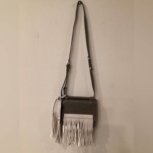 Urban Originals NWT Charcoal, Gray & White Freedom Crossbody Bag-Vegan Leather